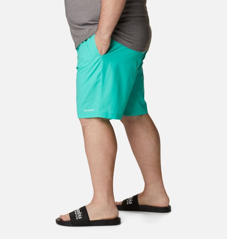 Men's Columbia Summertide Stretch Shorts Turquoise | Plus Size CA-DC43L